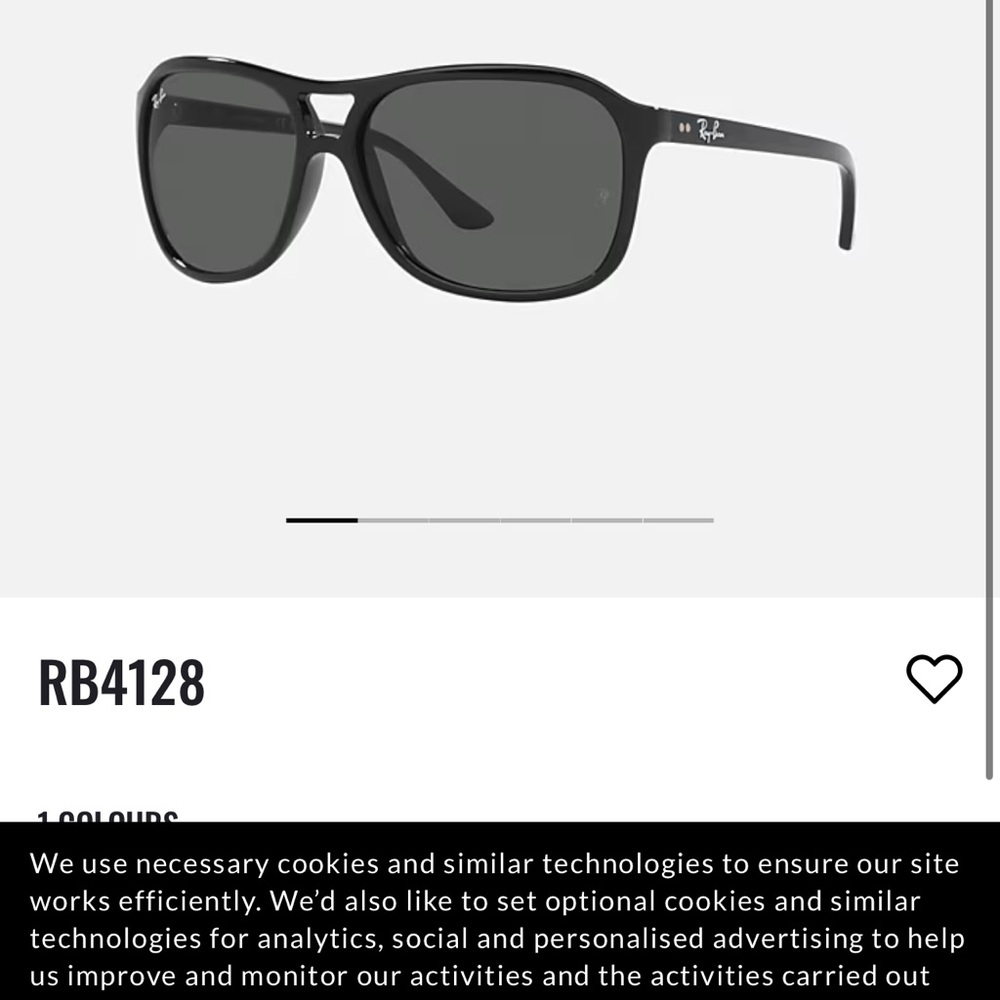Ray-Ban RB4128 Classic Black Sunglasses